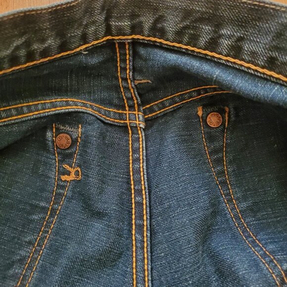 45R Dark Indigo Jeans – Premium Vintage Made in Japan - Picture 6 of 9